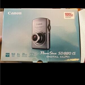 Canon PowerShot SD880 IS Digital Camera - Gray
